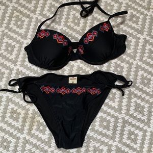 SOLD Boho embroidered bikini